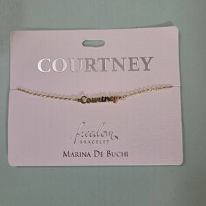 "Courtney" Monogram Bracelet